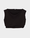 BASERANGE 25 Early Spring Organic Cotton Large Neckline Irregular Vest BAS-TOTUT-RC-SU25-FOVEA